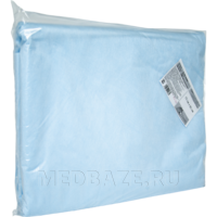 СМС простыни в пачке, плотность 17 г/м2, 70*80 см, голубой, (EL-P78), Optima, 50 шт/пачка