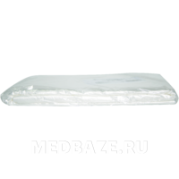 Пеньюар одноразовый, п/э, 160*100 см, (7284), White line, 50 шт/уп
