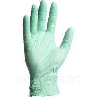 Перчатки нитриловые NitriMax, размер М, зеленые, 50 пар/уп