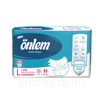 Подгузники для взрослых Onlem Large размер L (100 - 150 см), Onlem, 30 шт/уп