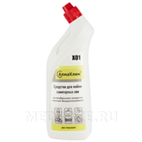 АлмаКлин X01 (0.75 л) Щелочное моющее средство для санузлов с активным хлором