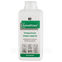 АлмаКлин N2 (1 л) без отдушки. Нейтральное универсальное моющее средство